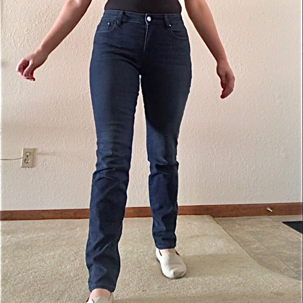 Ann Taylor 2 curvy dark jeans classic skinny